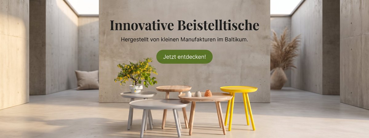 Couchtische mit organischen Formen und modernem Design